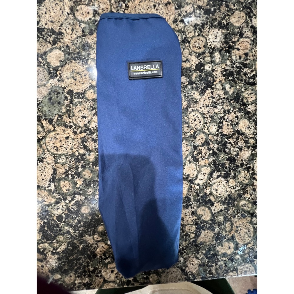Lanbrella Replacement Umbrella Sleeve Navy Blue Water Resistant Storage Cover